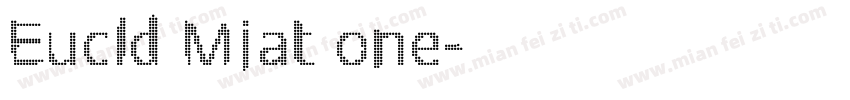 Eucld Miat one字体转换